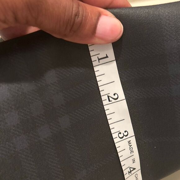 Burberry Tote Bag Blue Nova Check Plaid Coated Canvas Equestrian Old Money Prep - Picture 13 of 13